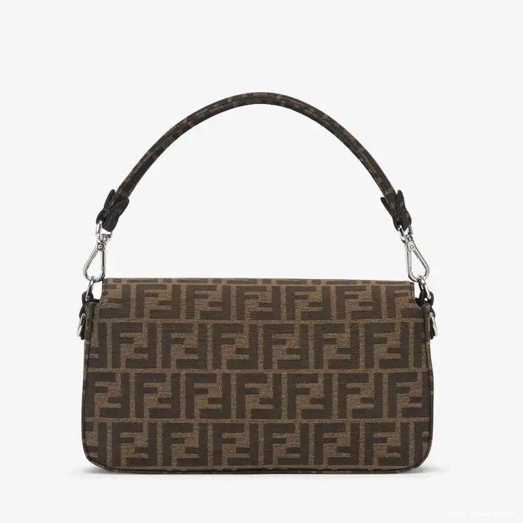 Affordable Pokmon Fendi Bag FF Motif Dragon Fabric In Brown Yellow Medium Baguette 0513